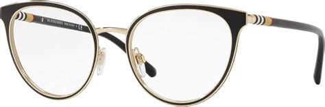 burberry glasses be1324|Burberry Women's BE1324 Eyeglasses, Black/Light Gold, 52/19/140.